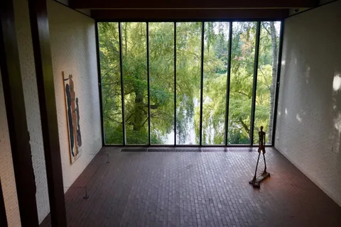 The famous Giacometti Gallery at Louisiana Museum